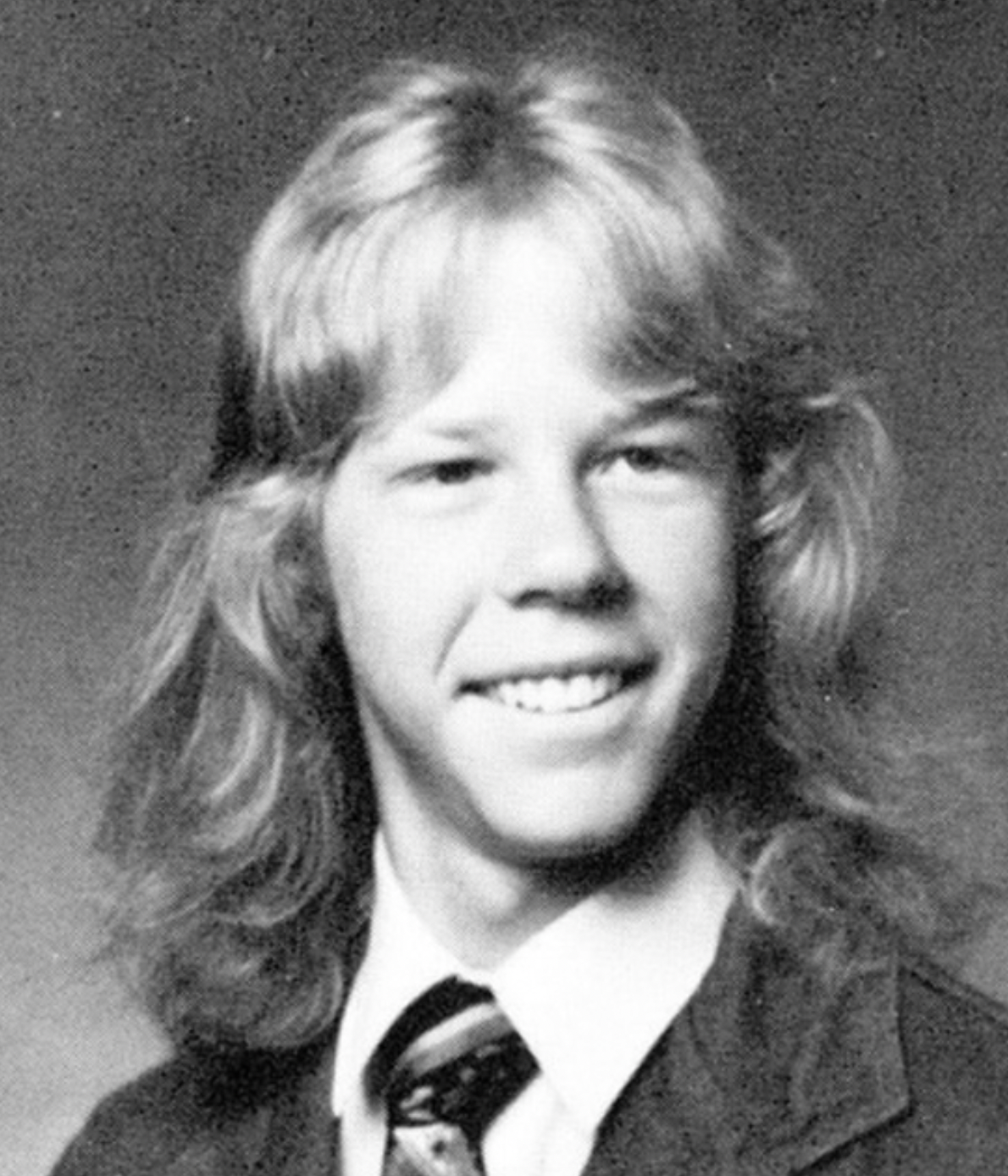 james hetfield yearbook